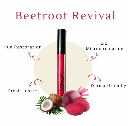 Organic Beetroot Lip Gloss (Coconut Infused)