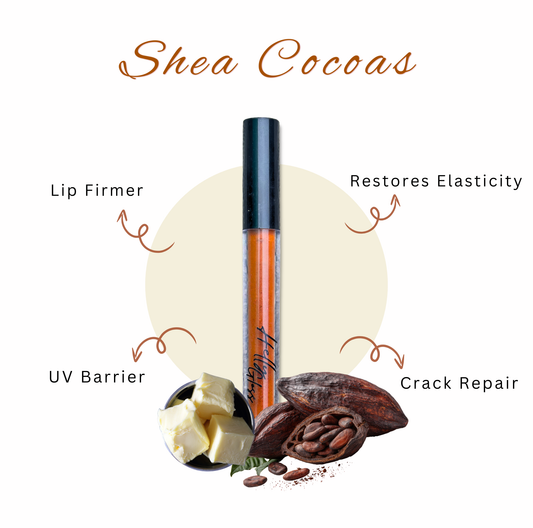 Vegan Shea Cocoa Hazy Lip Gloss